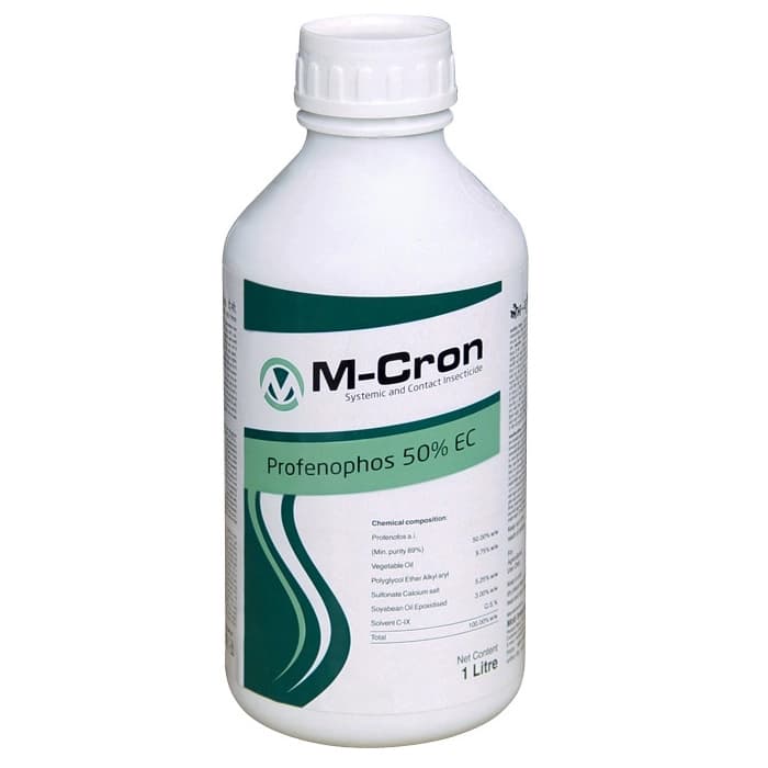 Moti M-Cron Profenophos 50% EC Insecticide, Broad Spectrum For Cotton Crop Protection - Image 1