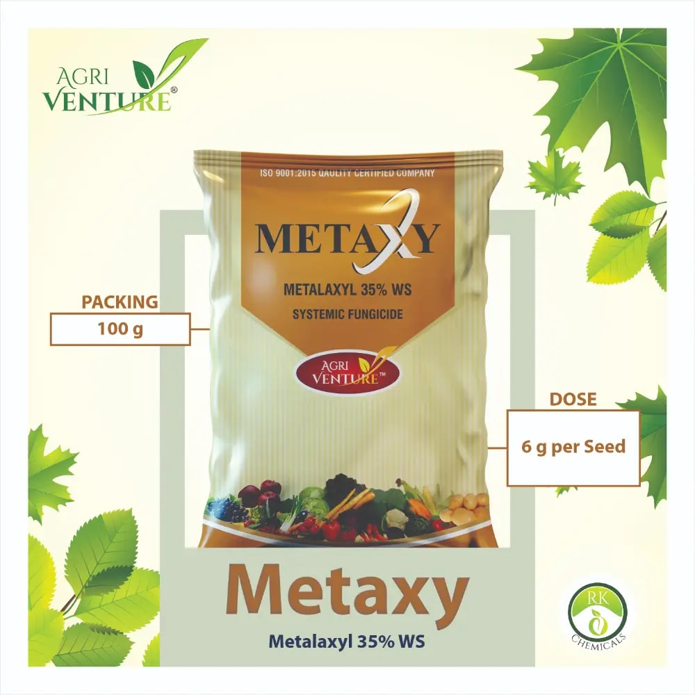 Agriventure Metaxy ( Metalaxyl 35% Ws ) Systemic Fungicide, Control Of Downy Mildew