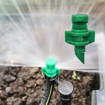 Vasudha Irrigation Jet Sprinkler 180 Degree, Size 4mm Direct Plug In 16 And 20 mm Drip Line (Green Color) - Image 4