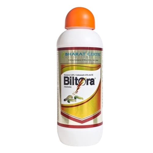 Bharat Certis Biltora Novaluron 5.25% + Indoxacarb 4.5% SC Insecticide, Efficient For Fruit Borer And Leaf-Eating Caterpillars In Tomato Crops