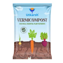 Utkarsh Vermicompost Organic Fertilizer, Soil Conditioner For Healthy Plant Growth 1