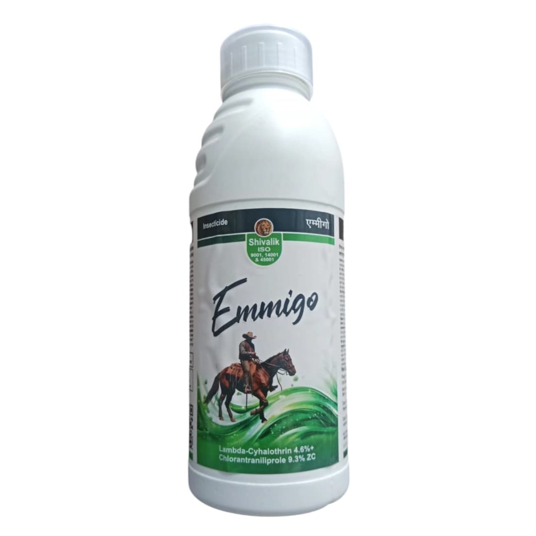 Shivalik Emmigo Lambda-Cyhalothrin 4.6% + Chlorantraniliprole 9.3% ZC Insecticide, Effective Control Lepidopteran And Sucking Pests In Crops
