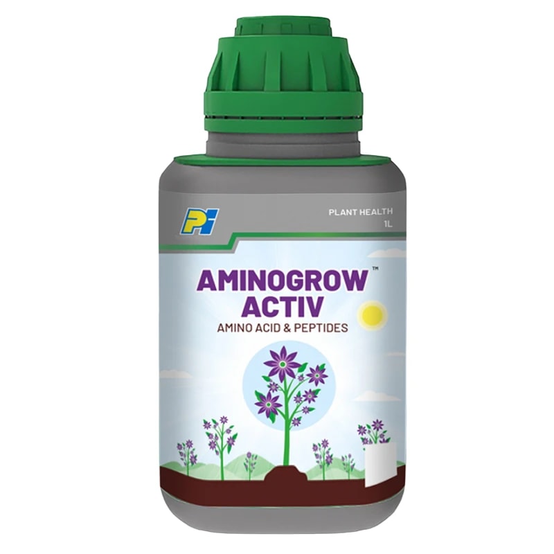 PI AMINOGROW ACTIV Amino Acid & Peptides Biostimulant, Enhance Plant Growth, Reduce Flower And Fruit Drop, Improve Fruit Setting