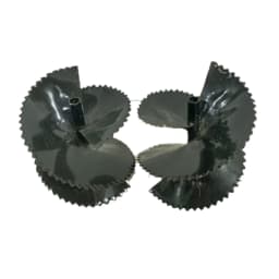 Farmq Spiral Ridger Petrol And Diesel Tiller Attachment, 23mm, 32mm Connecting Rods, Mild Steel (2 Pcs) 1