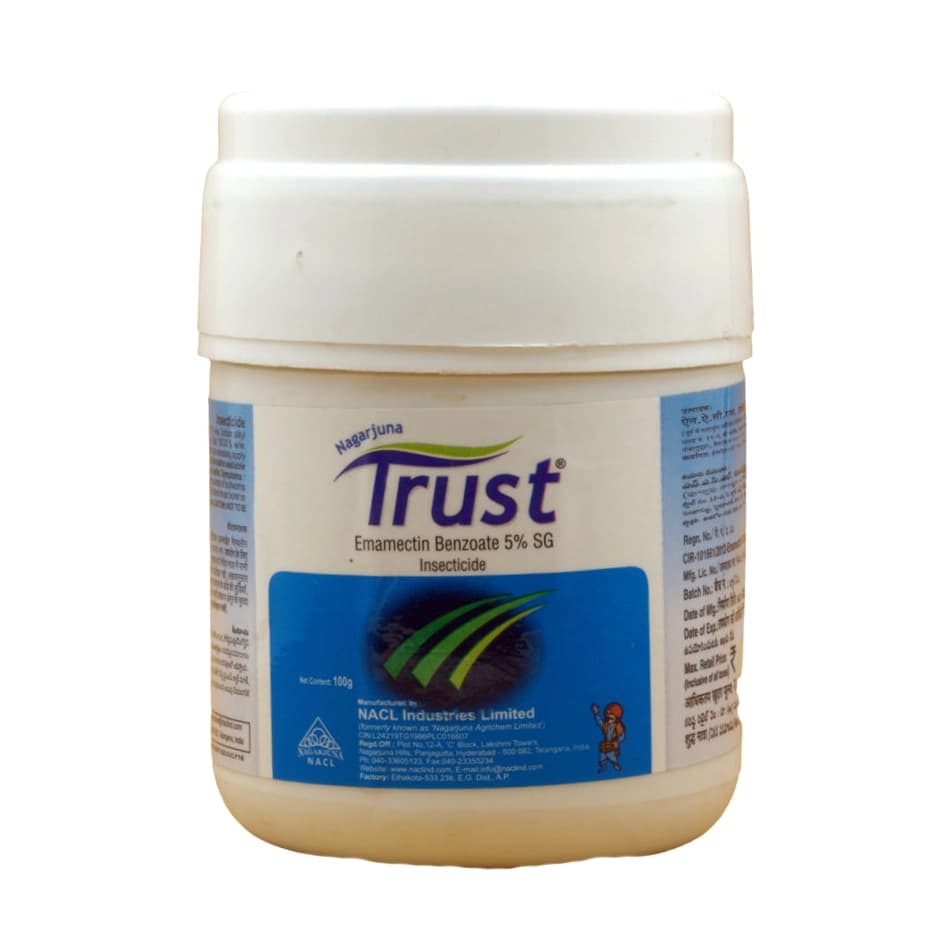 NACL Nagarjuna Trust Emamectin Benzoate 5% SG Insecticide, Broad-Spectrum, Effective Multiple Crops - Image 1