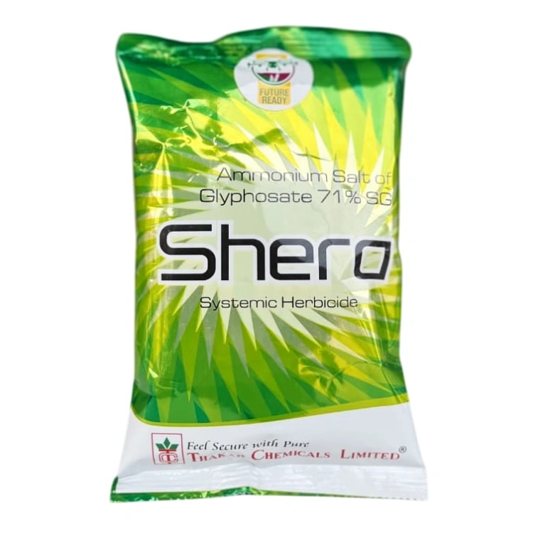Thakar Shera Salt of Glyphosate 71% SG Systemic Herbicide, For Non-Cropped Area