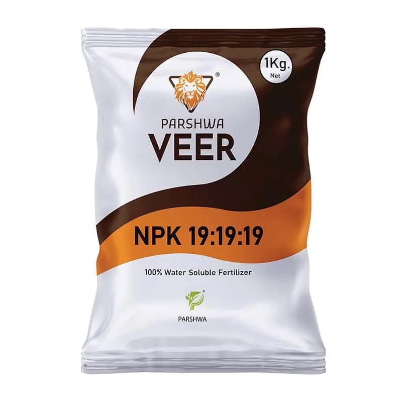 Parshwa VEER Npk 19:19:19 Fertilizer, 100% Water Soluble, Suitable For Fertigation And Foliar Spray In All Crops