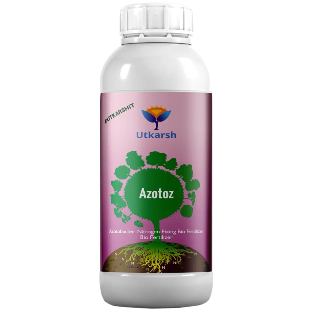Utkarsh Azotoz (Azotobacter Nitrogen Fixing Microbes) Bio Fertilizer, Increases Yield and Nutrient Uptake