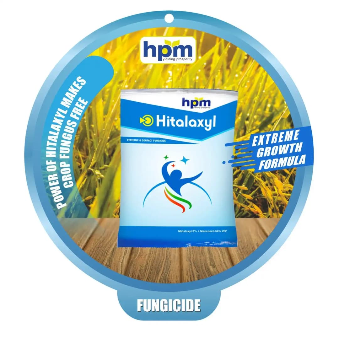 HPM Hitalaxyl Metalaxyl 8% + Mancozeb 64% WP Systemic and Contact Fungicide, Protective and Curative Action - Image 2