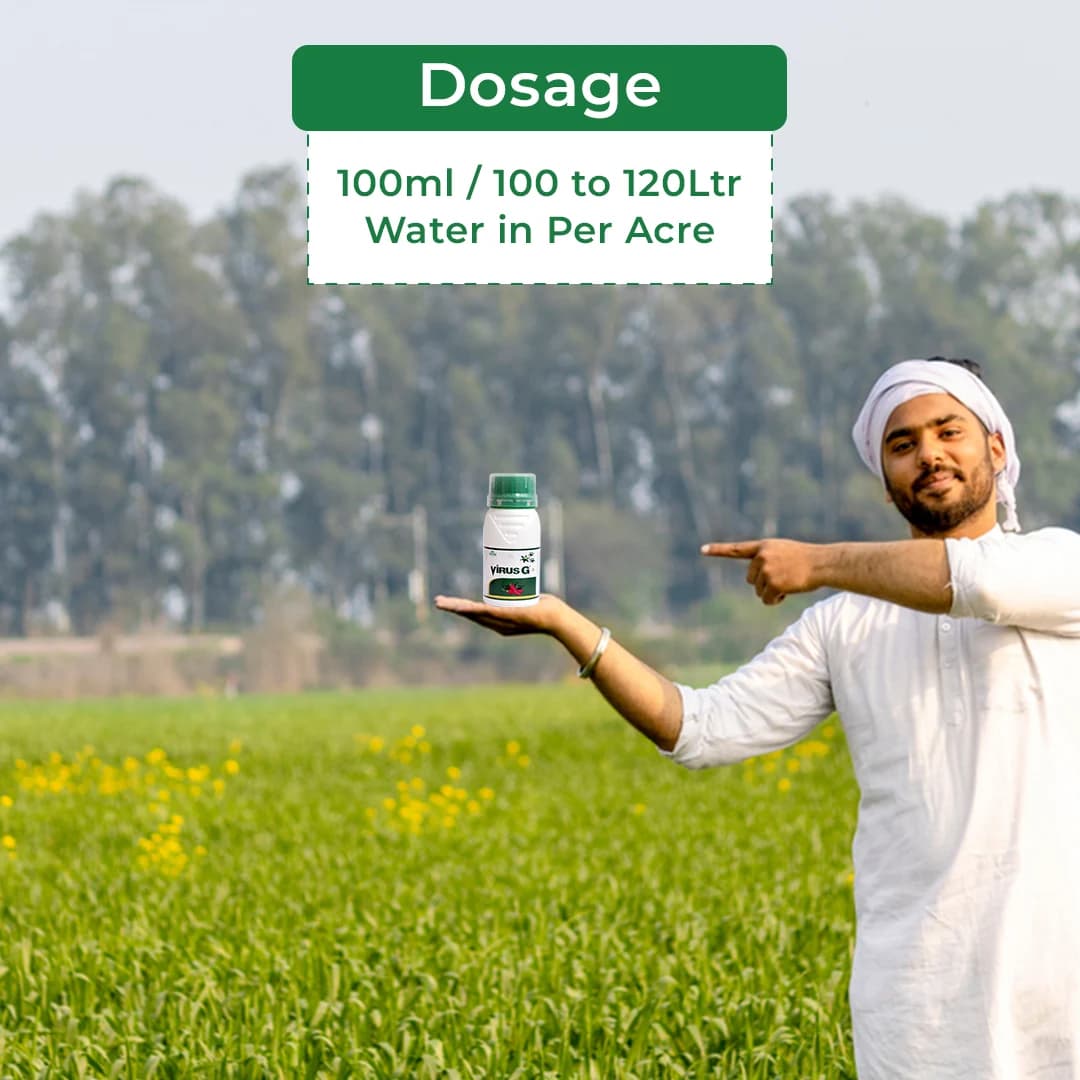 Katra Fertilizers Virus-G (Virus & Bacteria), Virucide Botanical Extract, Bio Pesticide, Pesticide For Garden. - Image 5