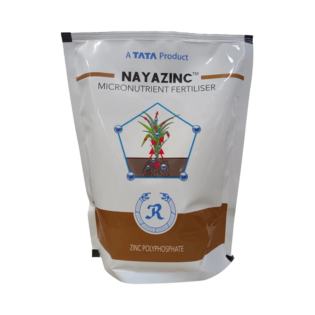 Tata Rallis Nayazinc Fertilizer, Zinc Polyphosphate, Promotes Plant Growth, Development And Yield - Image 1