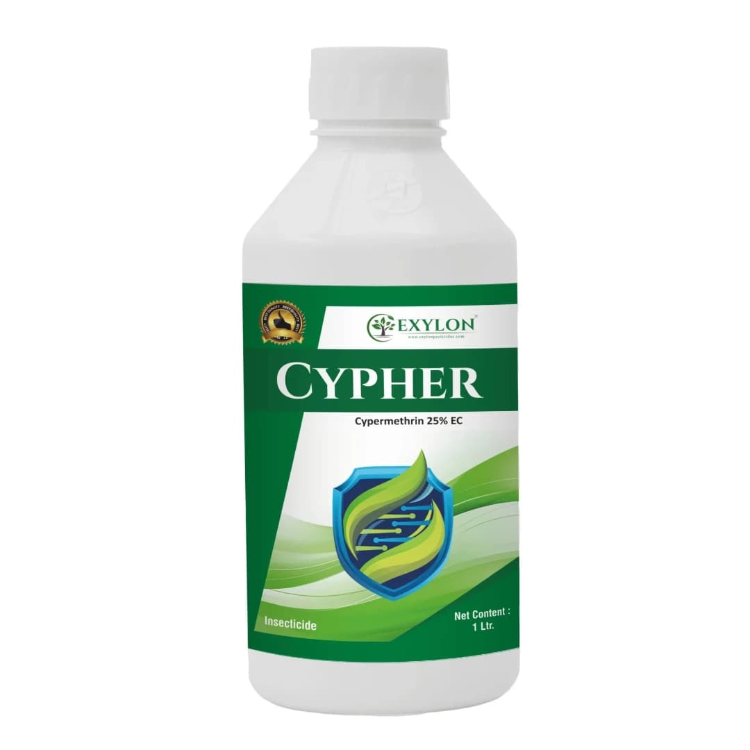 Exylon Cypher Cypermethrin 25% EC Insecticide, Effective Chewing And Sucking Pest Control