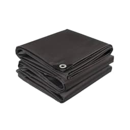 अनिल पैकेजिंग मरीन एचडीपीई तिरपाल 250 जीएसएम पराबैंगनी स्थिरीकृत सामग्री, जलरोधी, भारी गुणवत्ता वाली सामग्री (ब्लैक) 1