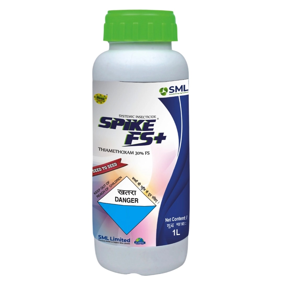 SML SPIKE FS+ Thiamethoxam 30% FS Insecticide, Seed Treatment For Soil Insects And Sucking Pests Control In Crops