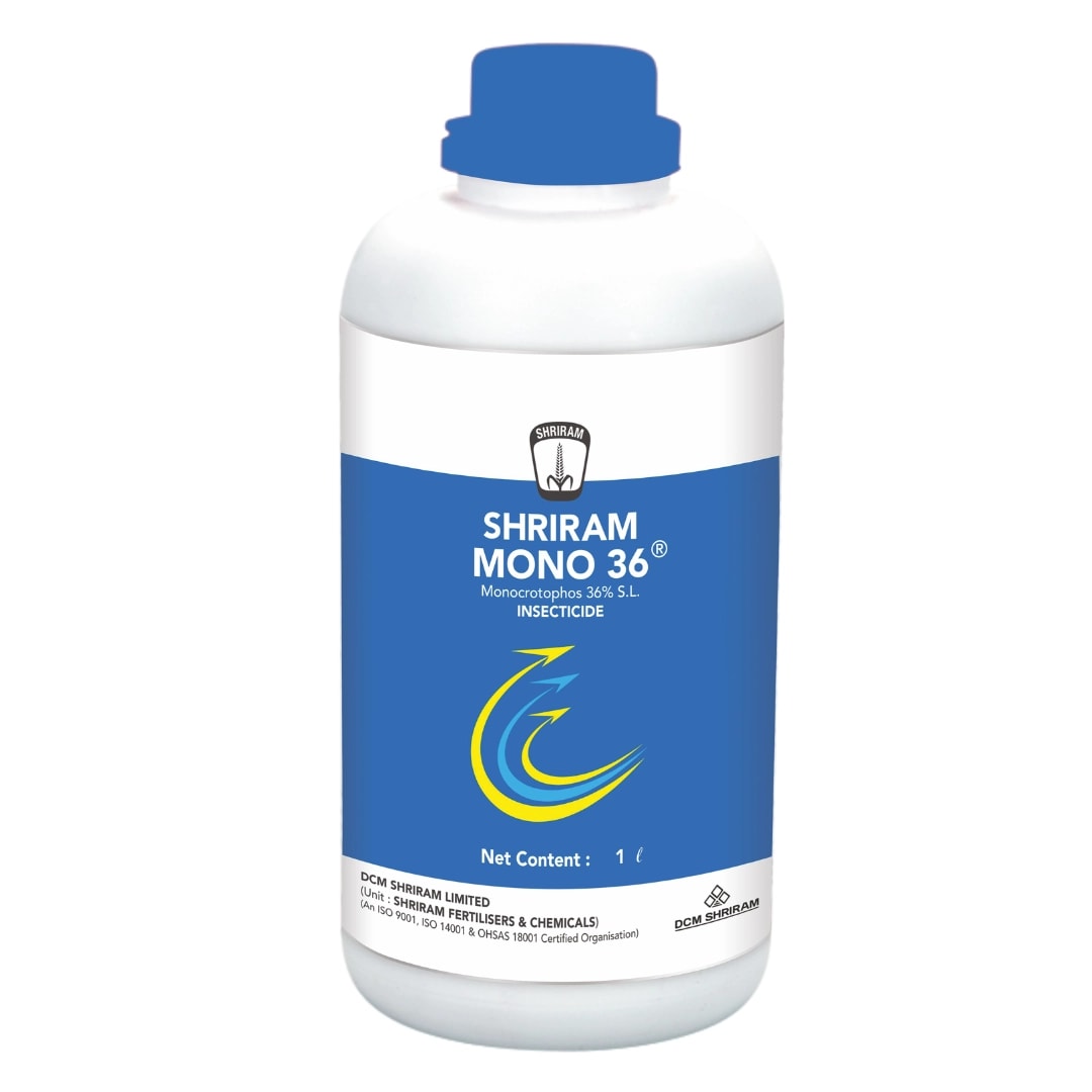 Shriram Mono 36 Monocrotophos 36% SL Insecticide, Suitable For Multiple Crop Types