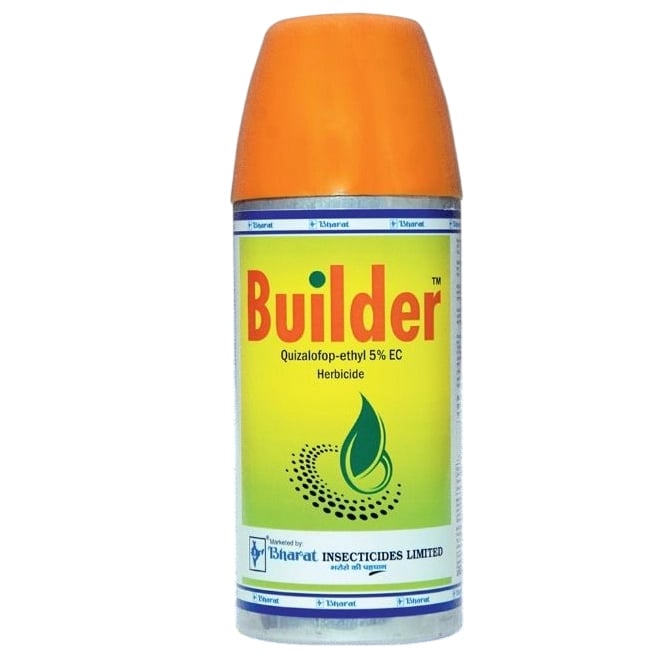 Bharat Certis Builder Quizalofop-Ethyl 5% EC Herbicide, Effective Weed Control In Soybean, Cotton, Groundnut And Onion