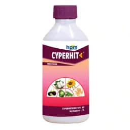 Hpm Cyperhit-10 Cypermethrin 10% EC Insecticide, Effective For Bollworms, Borers And Pests 1
