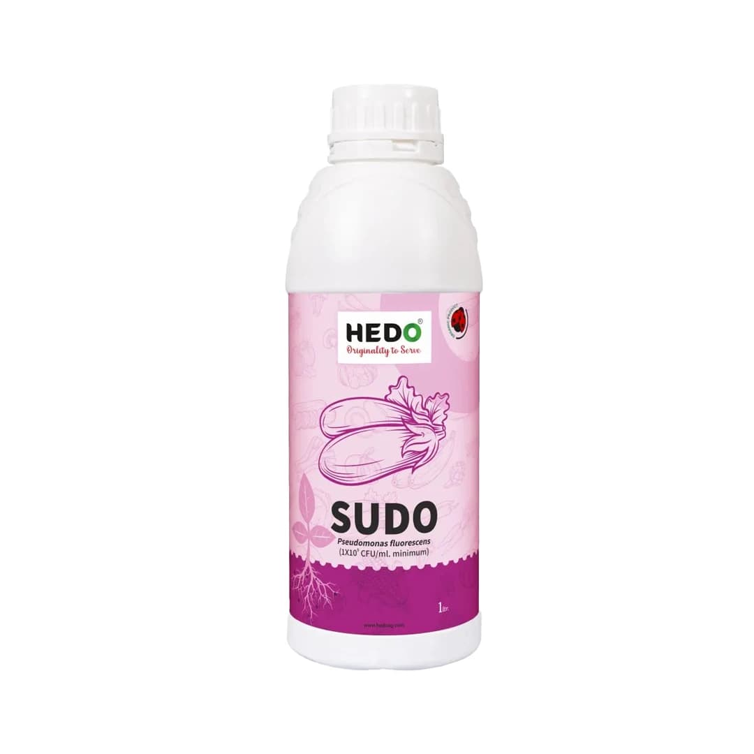 HEDO Sudo (Pseudomonas Fluorescence) Liquid Bio Fungicide, Effective Against A Wide Range Of Soil, Seed, And Air Borne Plant Diseases - Image 1