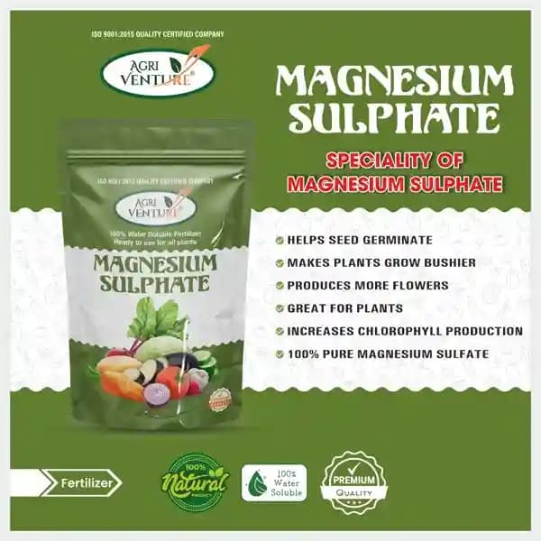 Agriventure Magnesium Sulphate Fertilizer - 100% Water Soluble - Image 1