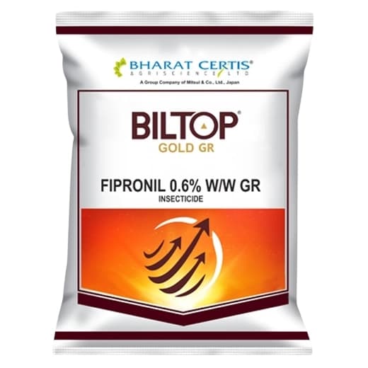Bharat Certis BILTOP GOLD GR Fipronil 0.6% GR Insecticide, Effective For Stem Borer, Leaf Folder & Termites In Multiple Crops
