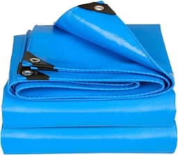 Megatex HDPE 250 GSM 300 Micron Tarpaulin, 100% Virgin Quality, UV Stabilized On Both Sides For Extended Outdoor Durability 4