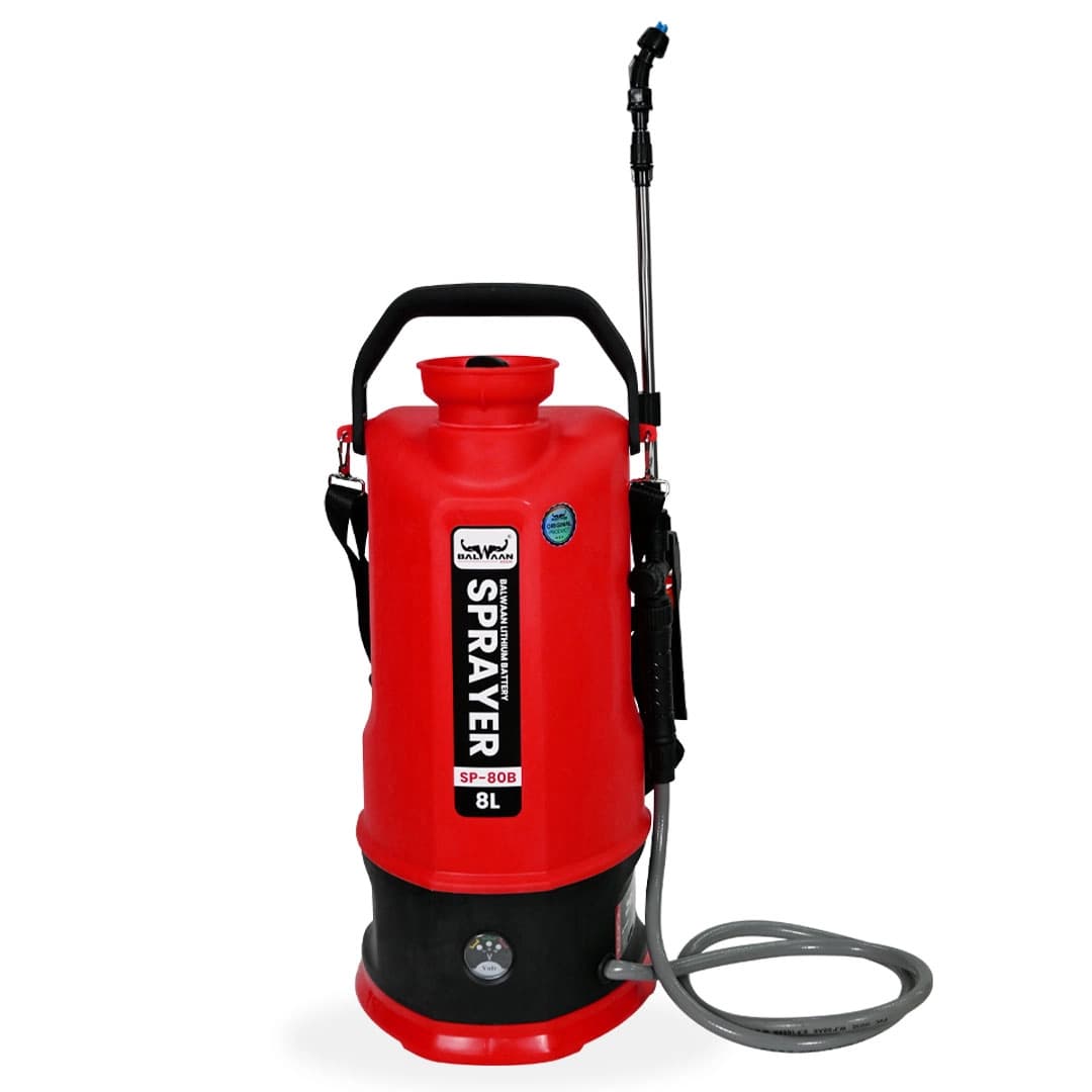 Balwaan SP-80B Li-Ion Garden Spray Pump, 12 Volt x 2.6 Amp Battery, 8 Ltr Tank Capacity, Suitable for Garden Pest Control and Agriculture - Image 1
