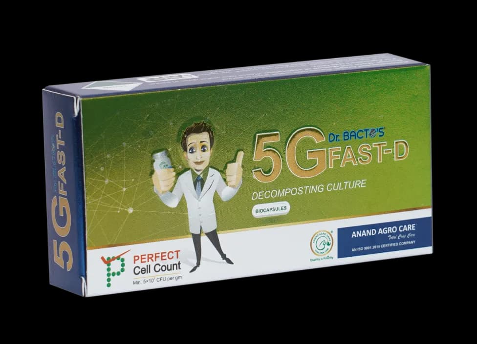 Dr. Bacto\'s 5G Fast-D Biocapsules, Which Can Be Used for Decomposition of Organic Raw Matter Including Animal Waste and Crop Residue. - Image 1
