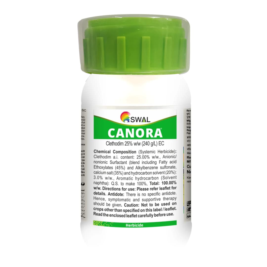 SWAL Canora Clethodim 240 EC Herbicide With Surfactant, Effective Post-Emergent Weed Control for Soybean Crops - Image 1