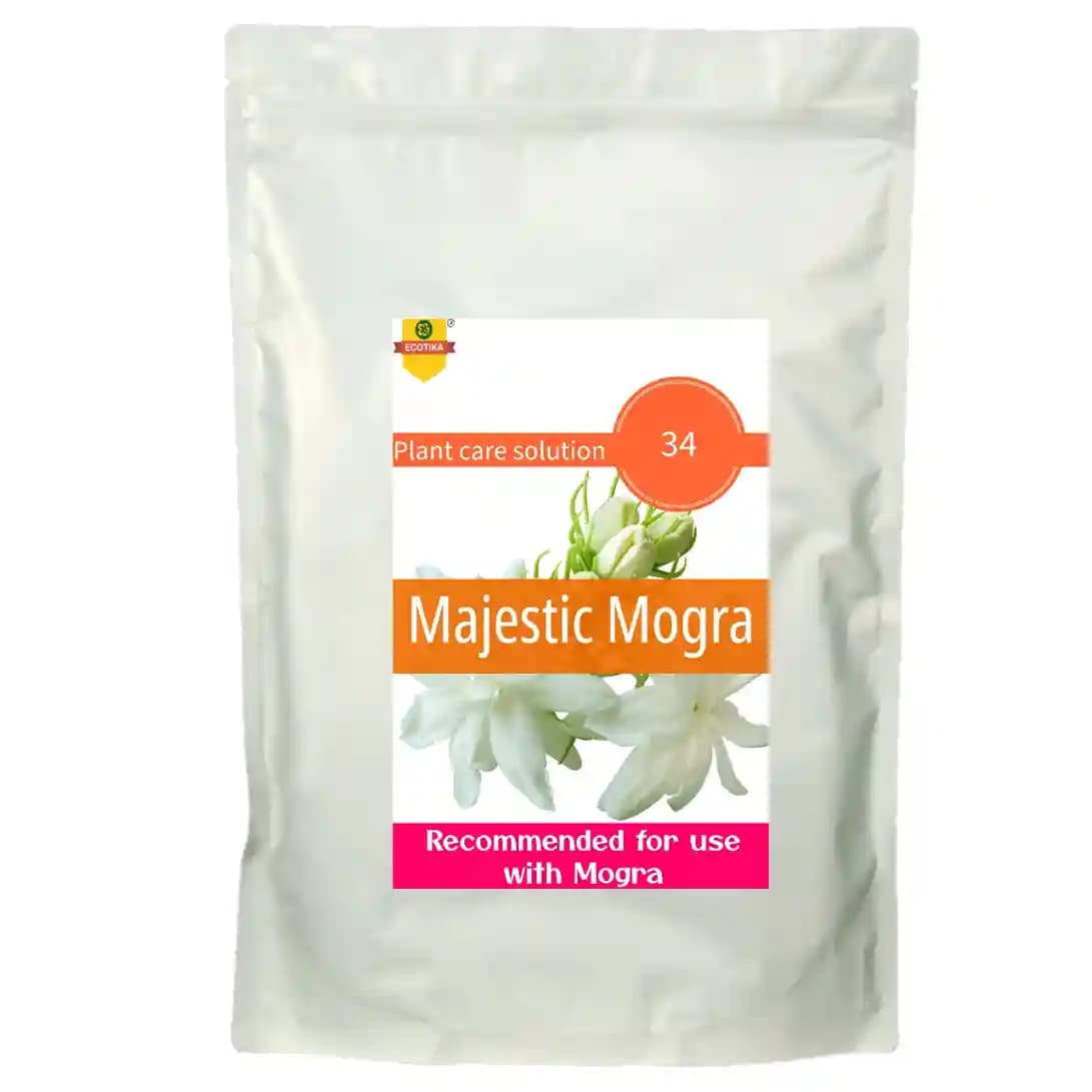 Ecotika Majestic Mogra, Fertilizer for Mogra, Fertilizer for Jasmine, Complete Plant Food, Rich In Micronutrients Like Manganese, Copper, Iron, etc. - Image 1
