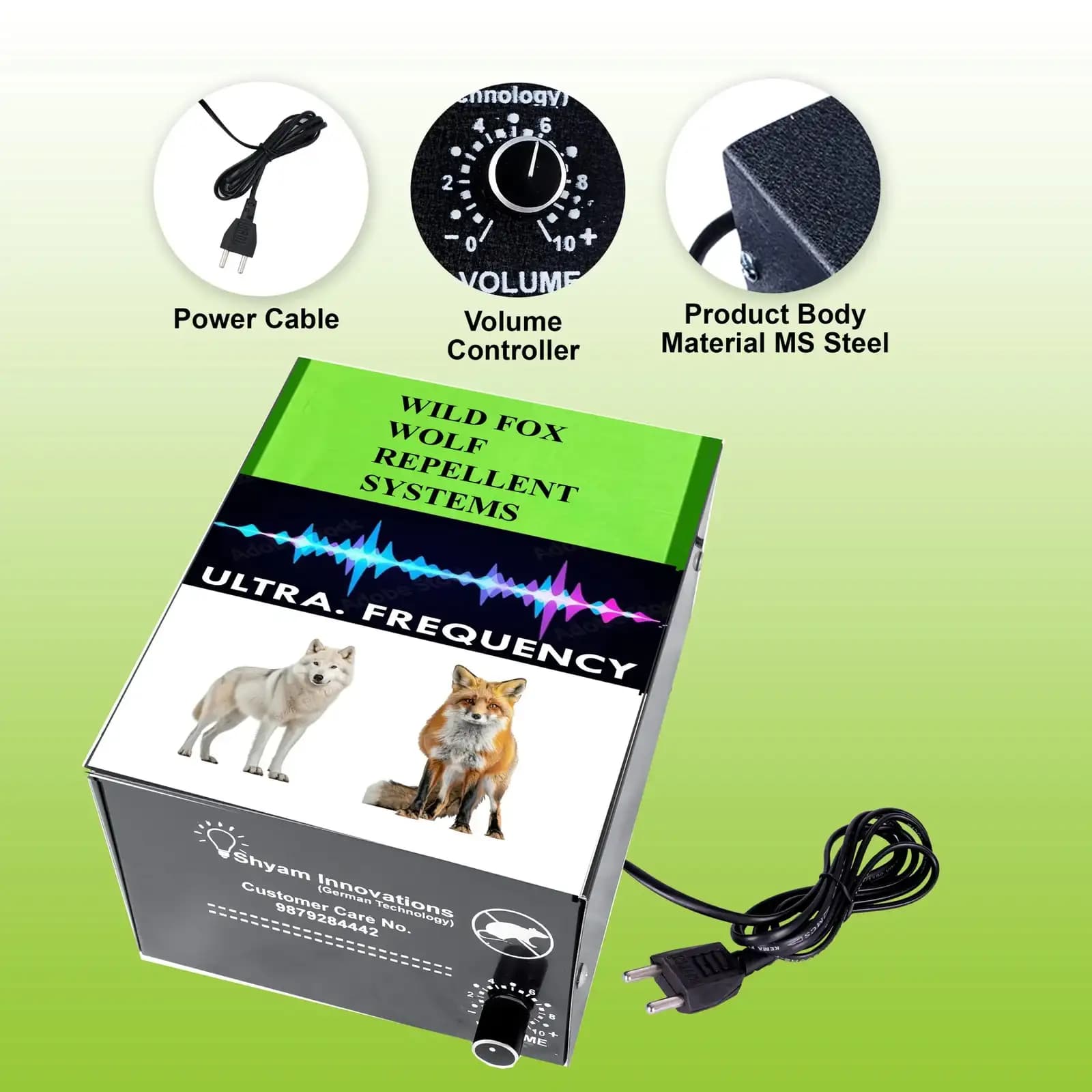 Shyam Ultrasonic Wolf Repellent System For Farms Fields And Outdoor Areas - Image 2
