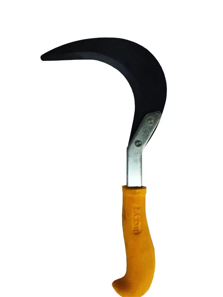 Sickle Vergin Nylon Handle, High Carbon steel Blade, C-55 Grade, Used To Cut Grass Or Harvest Crops - Image 2