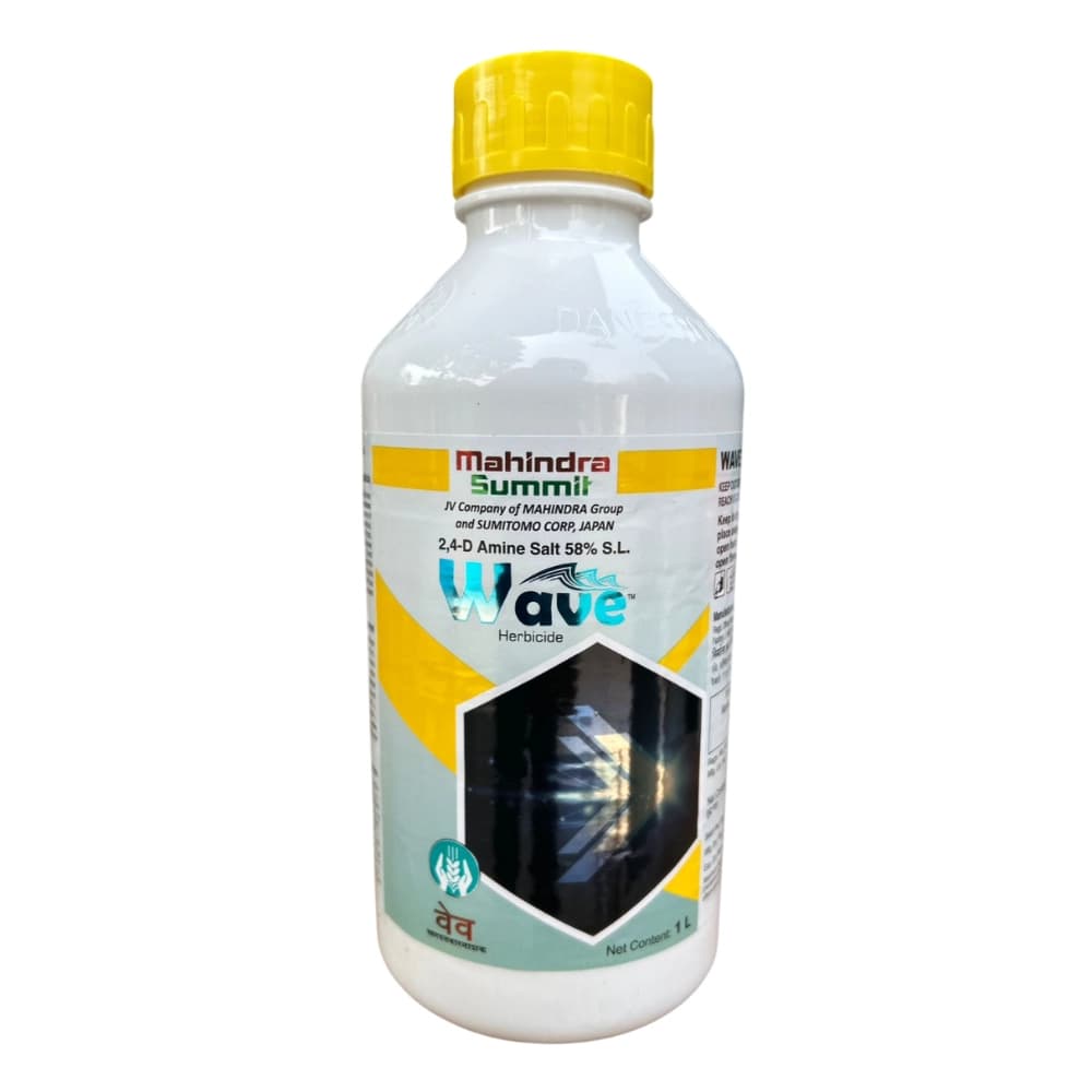 Mahindra Wave 2, 4-D Amine Salt 58% SL Herbicide, Effective Control Broadleaf Weed