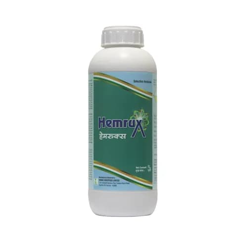 Hemani Hemrux 2,4-D Amine Salt 58% SL Herbicide, Selective For Broadleaf Weeds In Wheat, Maize And Cereal Crops - Image 1