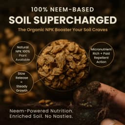 Utkarsh Neem Cake Organic Fertilizer, Soil Conditioner And Natural Pest Repellent For Healthier Plants 5