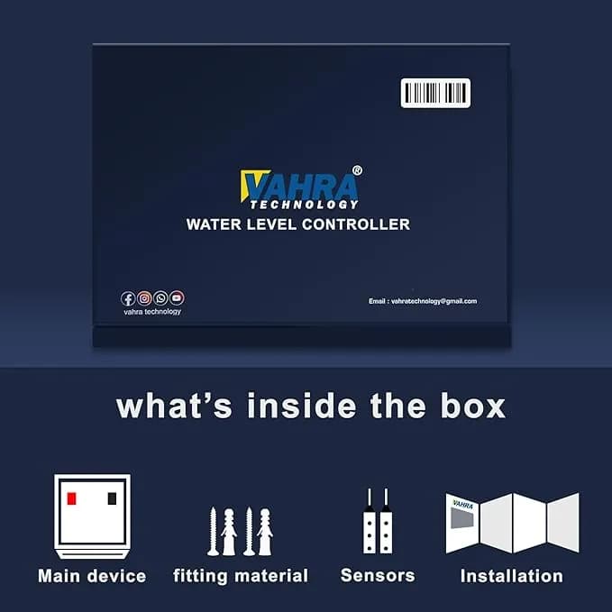 वहरा सेमी ऑटोमेटिक वॉटर लेवल कंट्रोलर, टैंक भरने के बाद ही रुकता है, पानी की बर्बादी रोकने में मदद करता है। - Image 8
