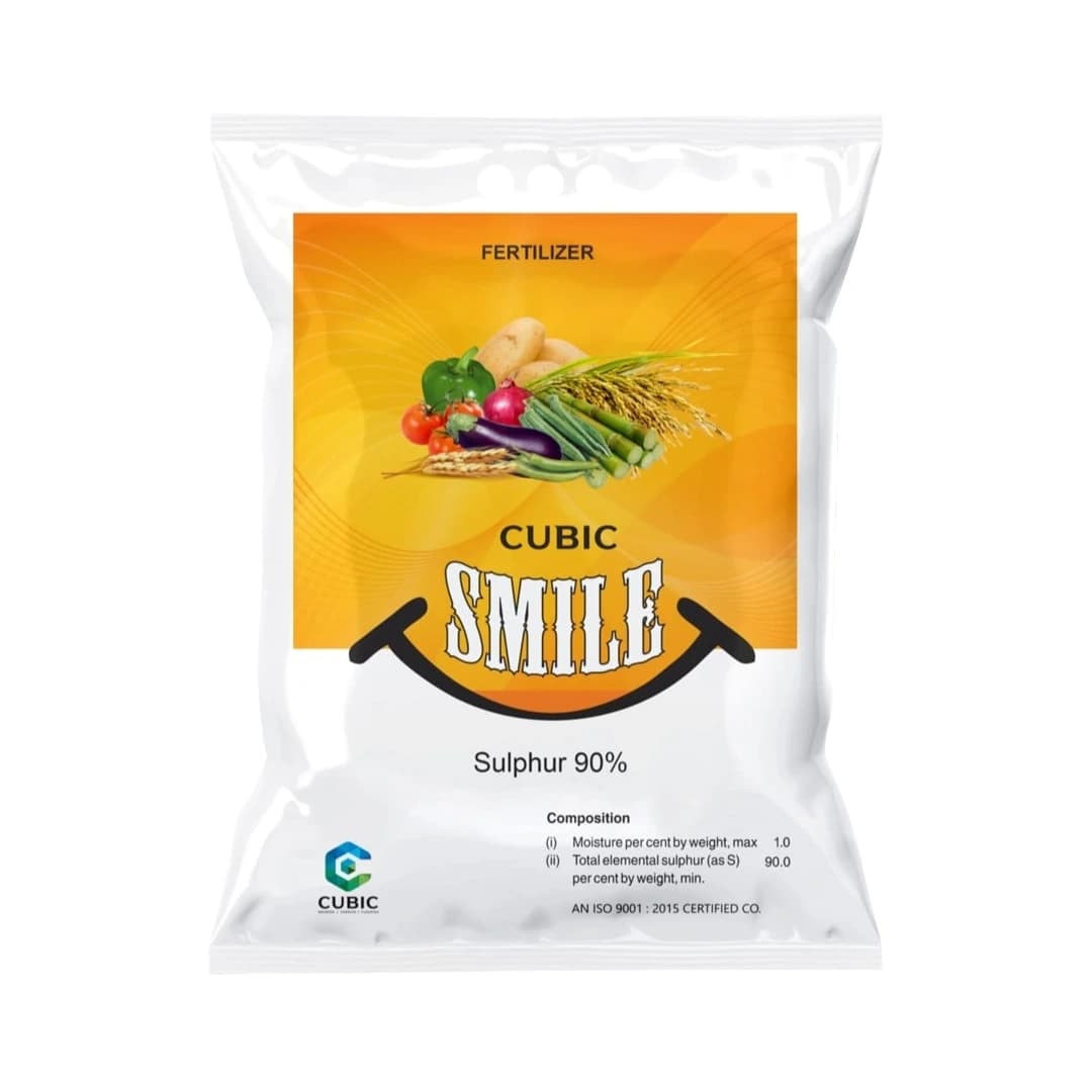 Cubic Smile, Sulphur 90% Powder, Micronutrient Fertilizers Which is Readily Dispersible In Water