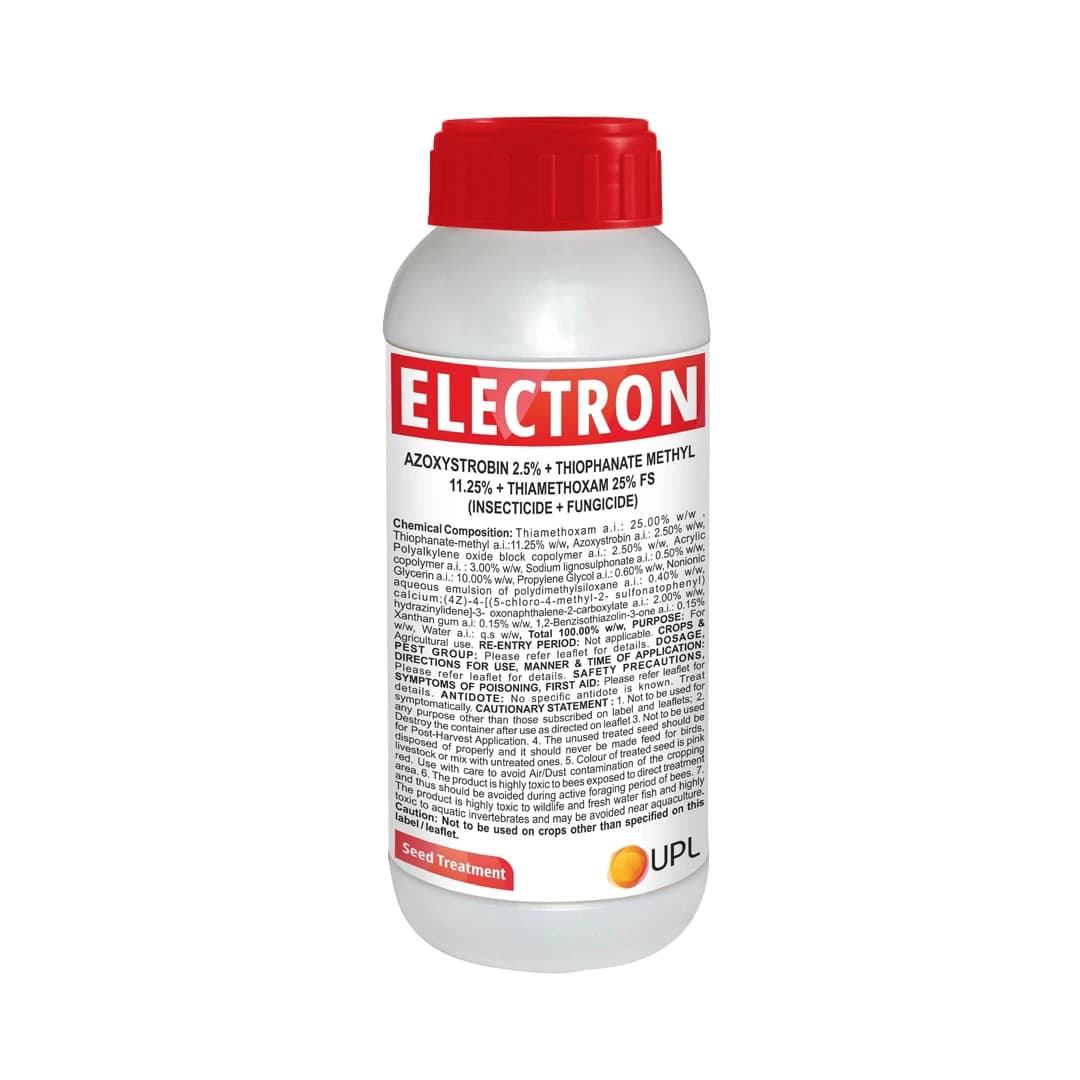 UPL Electron Azoxystrobin 2.5% + Thiophanate Methyl 11.25% + Thiamethoxam 25% Fs (Insecticide + Fungicide)