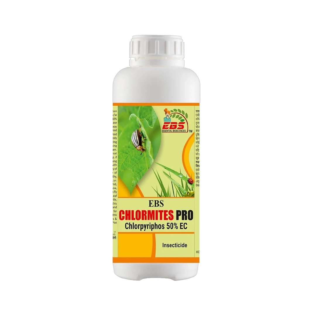 EBS Chlromites Pro Chlorpyrifos 50% EC Insecticide, Control Insects Such as Wireworm, Beetles, And Aphids