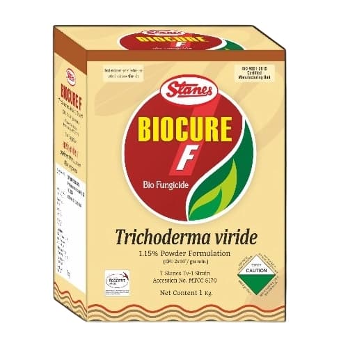 T. Stanes BioCure-F (P) Trichoderma Viride 1.15% WP Bio Fungicide For Soil-Borne Disease Control