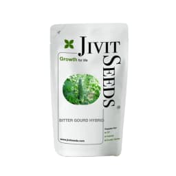 जिवित एफ1 हाइब्रिड जेएस 666 करेले के बीज। भारी उपज देने वाला हरे रंग का फल। 1