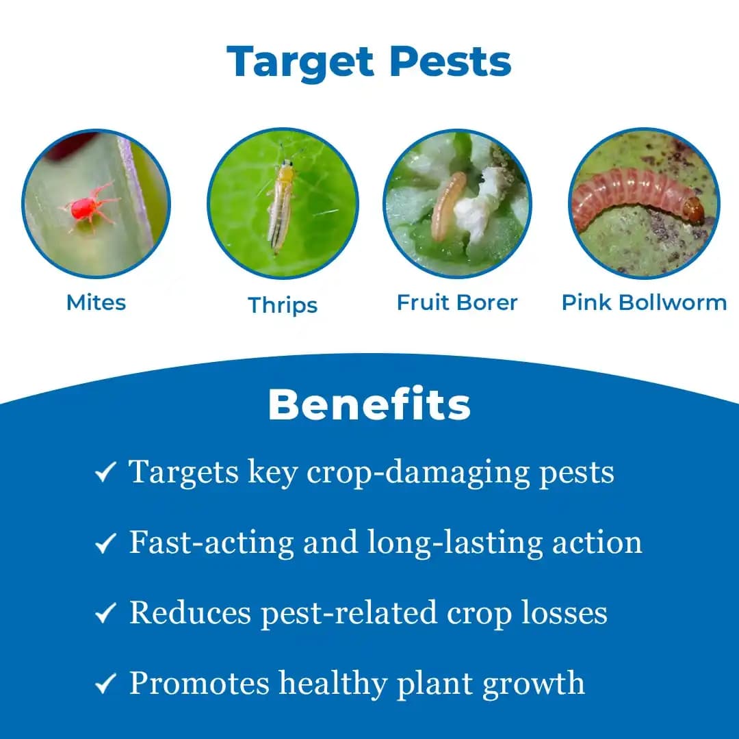 HPM X-PERT Emamectin Benzoate 5% SG Insecticide For All Gardening & Agriculture Crops - Image 3