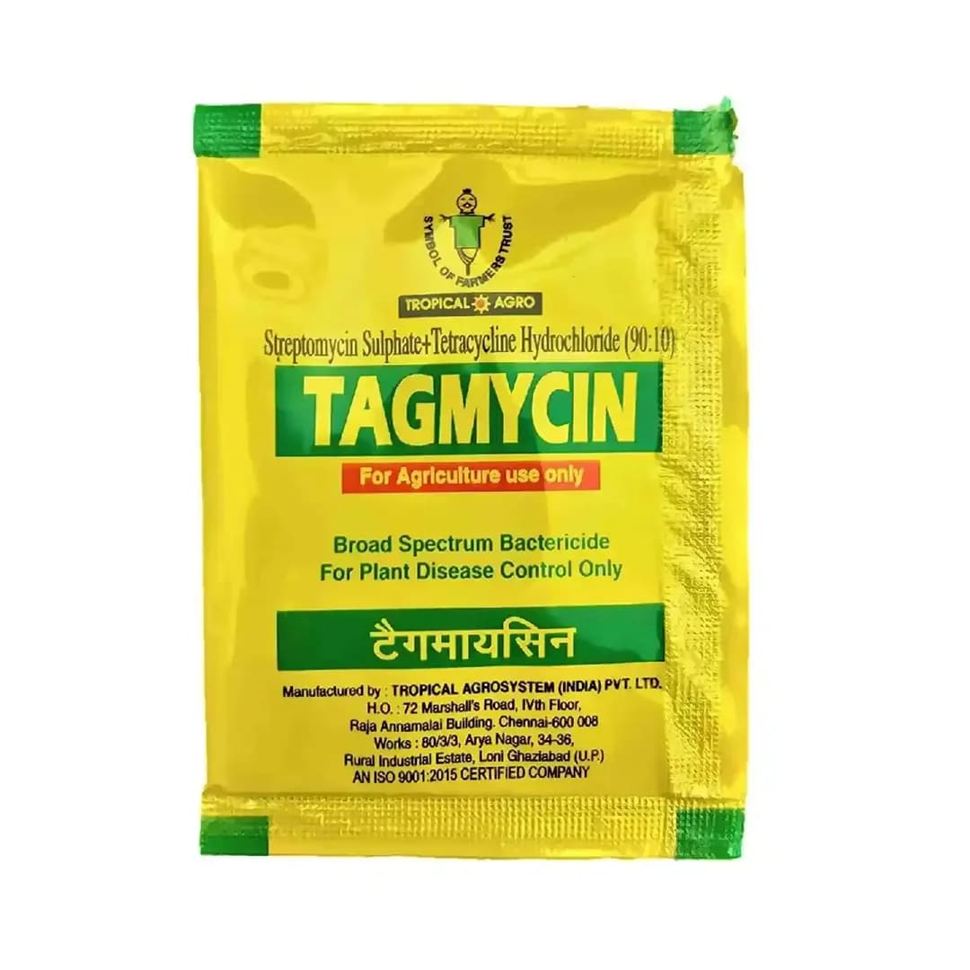 Tropical TAGMYCIN Streptomycin Sulphate 90% + Tetracycline Hydrochloride 10% SP Bactericide, Plant Disease Control - Image 1