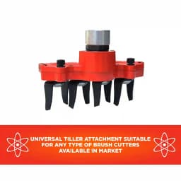 Balwaan Tiller Attachment For Brush Cutter Vertical Type Weeder In Fruits And Vegetables, Suitable For All Type Of Brush Cutter 2