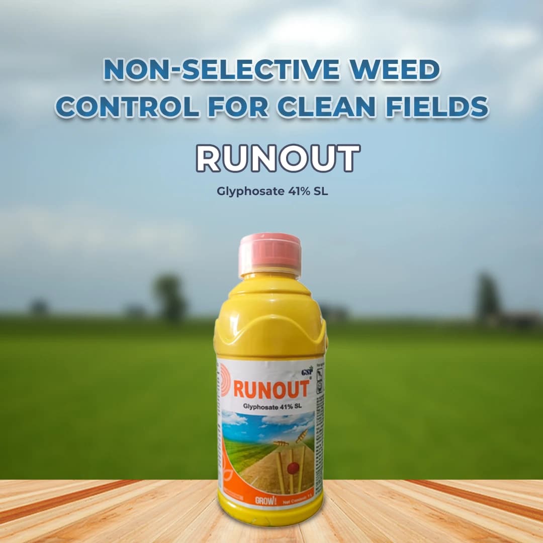 GSP Runout Glyphosate 41% SL Herbicide, Broad Spectrum, Non Selective, Systemic - Image 2