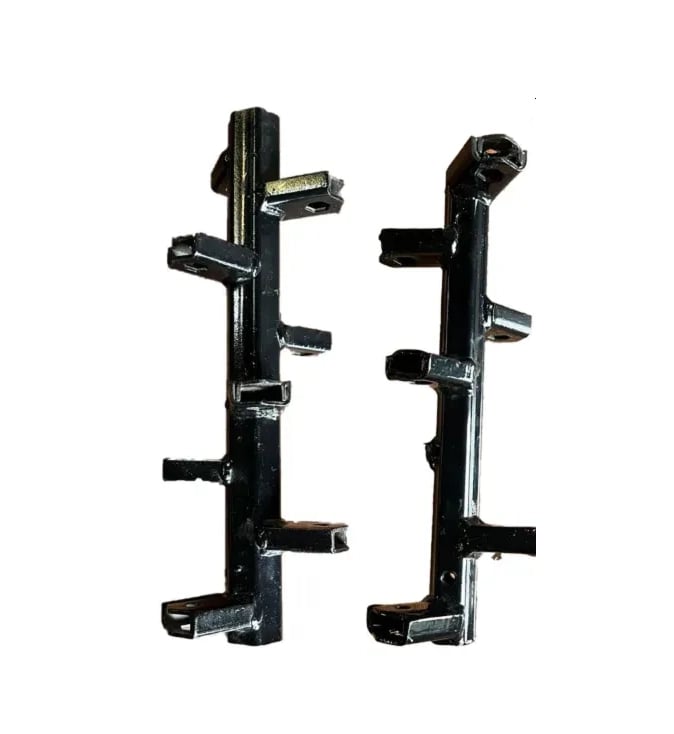 AJ Kisan Heavy Duty 2 Pcs of 2.6 Feet Deep Tilling Center Rotary Shaft (8 Blades Each) For 5 to 12 HP Diesel Power Tiller