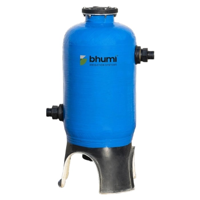 Bhumi PP Gravel And Sand Filter With Back Wash Assembly, Media Filter, Heavy-Duty Drip Irrigation