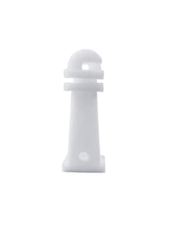 Radhe 4-Inch White Fencing Insulator For Zatka Machine, Durable And Weather-Resistant, Use In Solar Fencing and Crop Care System 1