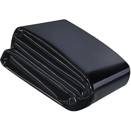 Singhal 300 Micron HDPE Pond Liner Sheet, Heavy Duty Black Waterproof - Image 2