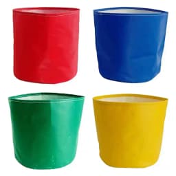 गार्डेको पीवीसी कोटेड नायलॉन फैब्रिक मल्टीकलर, 450 जीएसएम, बहुउद्देशीय पराबैंगनी (यूवी) रेसिस्टेंट गार्डनिंग ग्रो बैग, पौधों और सब्जियों के लिए 7