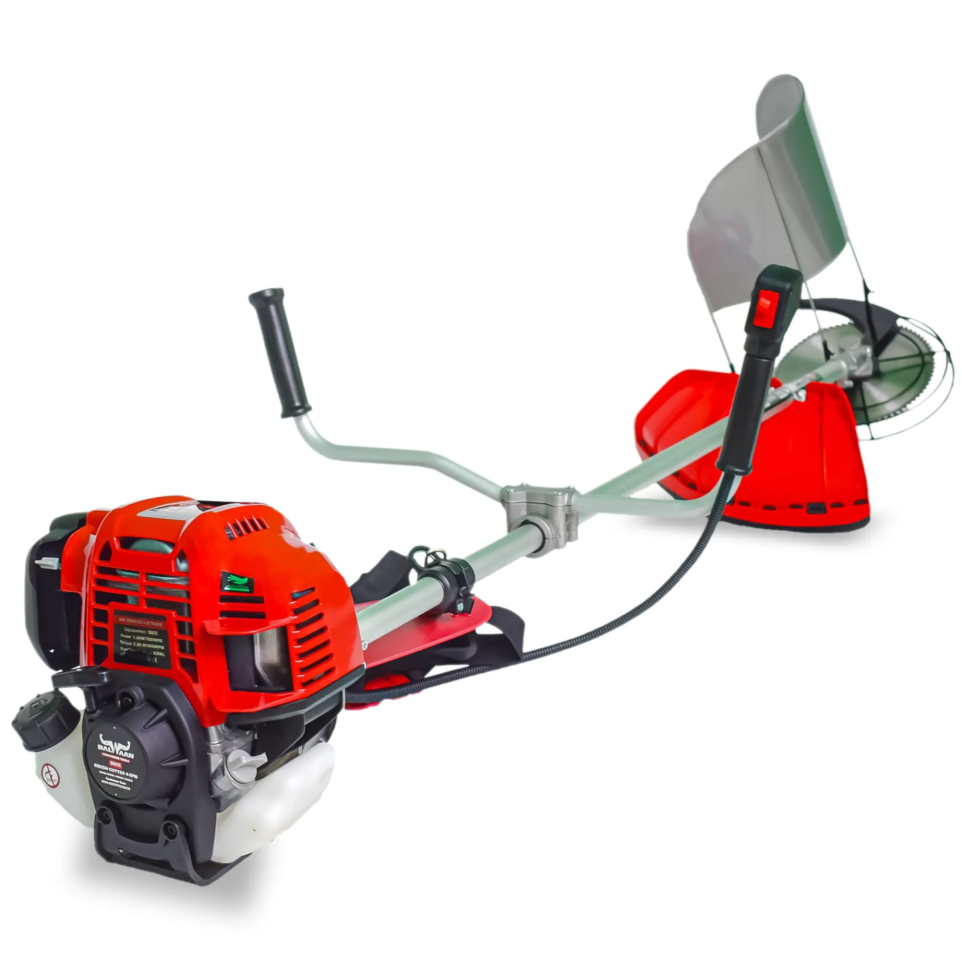 Balwaan BX 50E Brush Cutter - 50cc, 4 Stroke